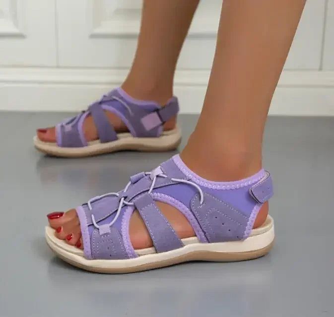 Karin | Damen Riemen Freizeitsandalen Zum Gehen