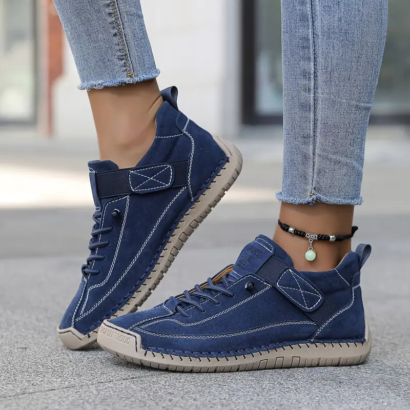 Andrea | Damen Orthopädische Klettverschluss Casual Sneakers