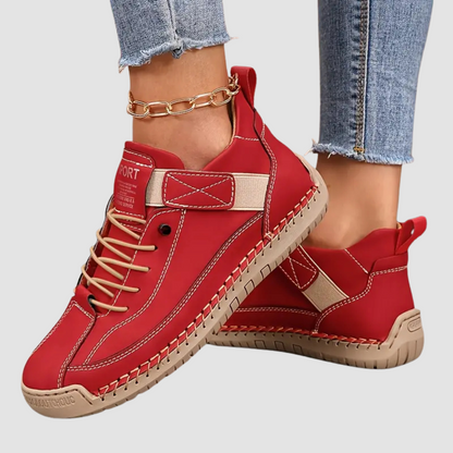 Andrea | Damen Orthopädische Klettverschluss Casual Sneakers