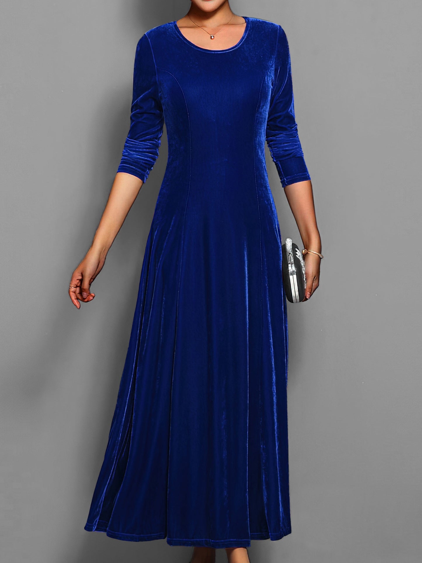 Julia | Damen Slim-Fit-Kleid in voller Länge für besondere Anlässe