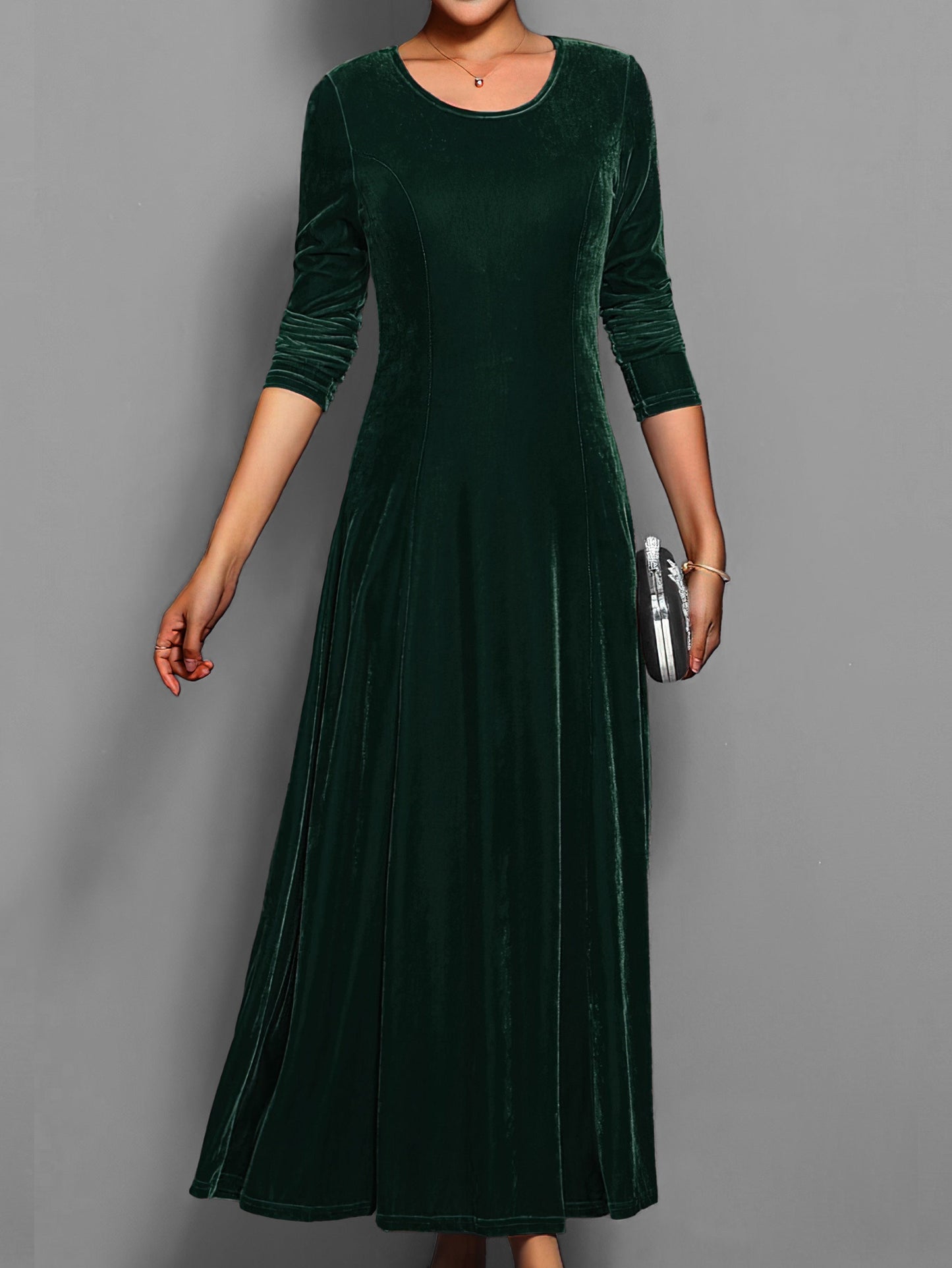 Julia | Damen Slim-Fit-Kleid in voller Länge für besondere Anlässe