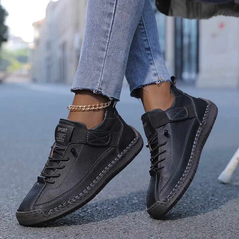Andrea | Damen Orthopädische Klettverschluss Casual Sneakers