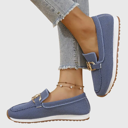 Beatrice | Damen Orthopädische Metallakzent Slip-On Loafer