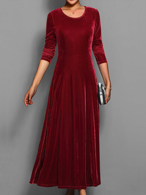 Julia | Damen Slim-Fit-Kleid in voller Länge für besondere Anlässe