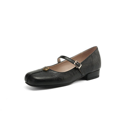 Susanne | Damen Frühlings Ballerinas mit Riemen