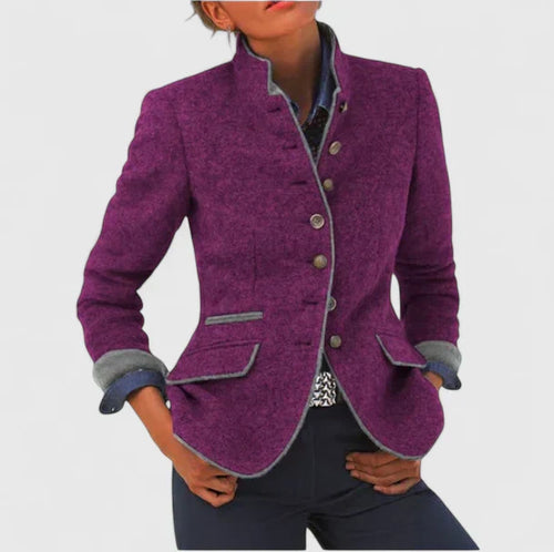 Alina | Damen Formeller Cardigan mit Knopfleiste