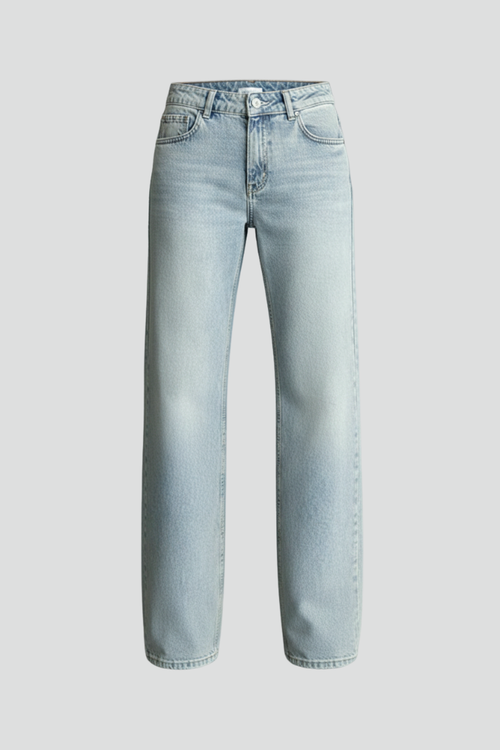 Bettina | Damen Casual Low-Waist Straight-Leg Denim Jeans