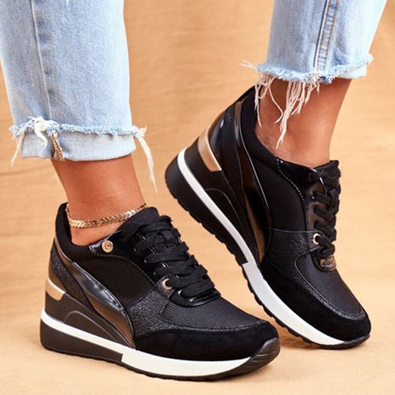 Laura | Damen Bequeme High-Top Sportsneaker