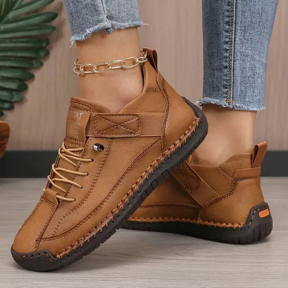 Andrea | Damen Orthopädische Klettverschluss Casual Sneakers