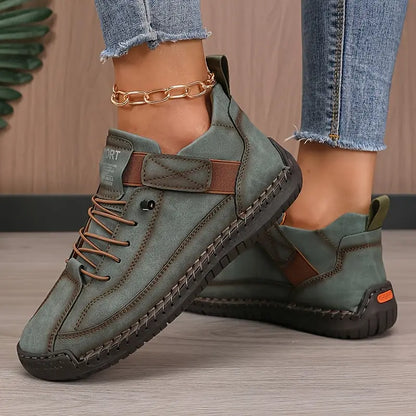 Andrea | Damen Orthopädische Klettverschluss Casual Sneakers