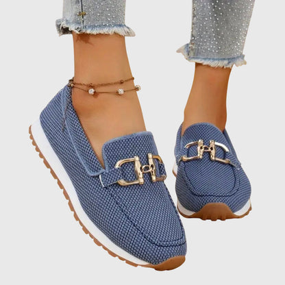 Beatrice | Damen Orthopädische Metallakzent Slip-On Loafer