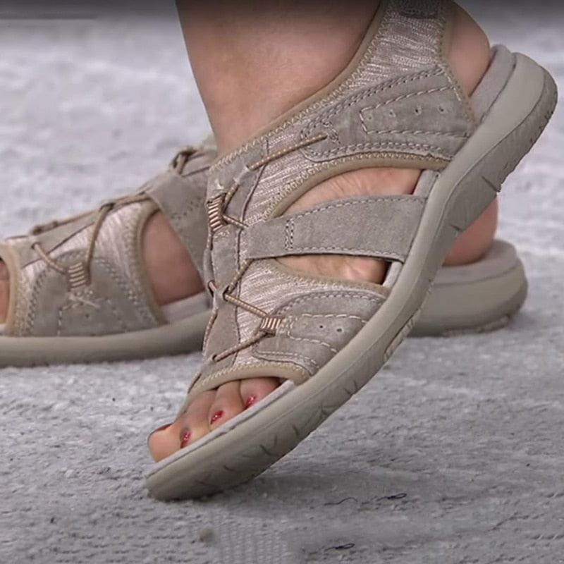 Karin | Damen Riemen Freizeitsandalen Zum Gehen